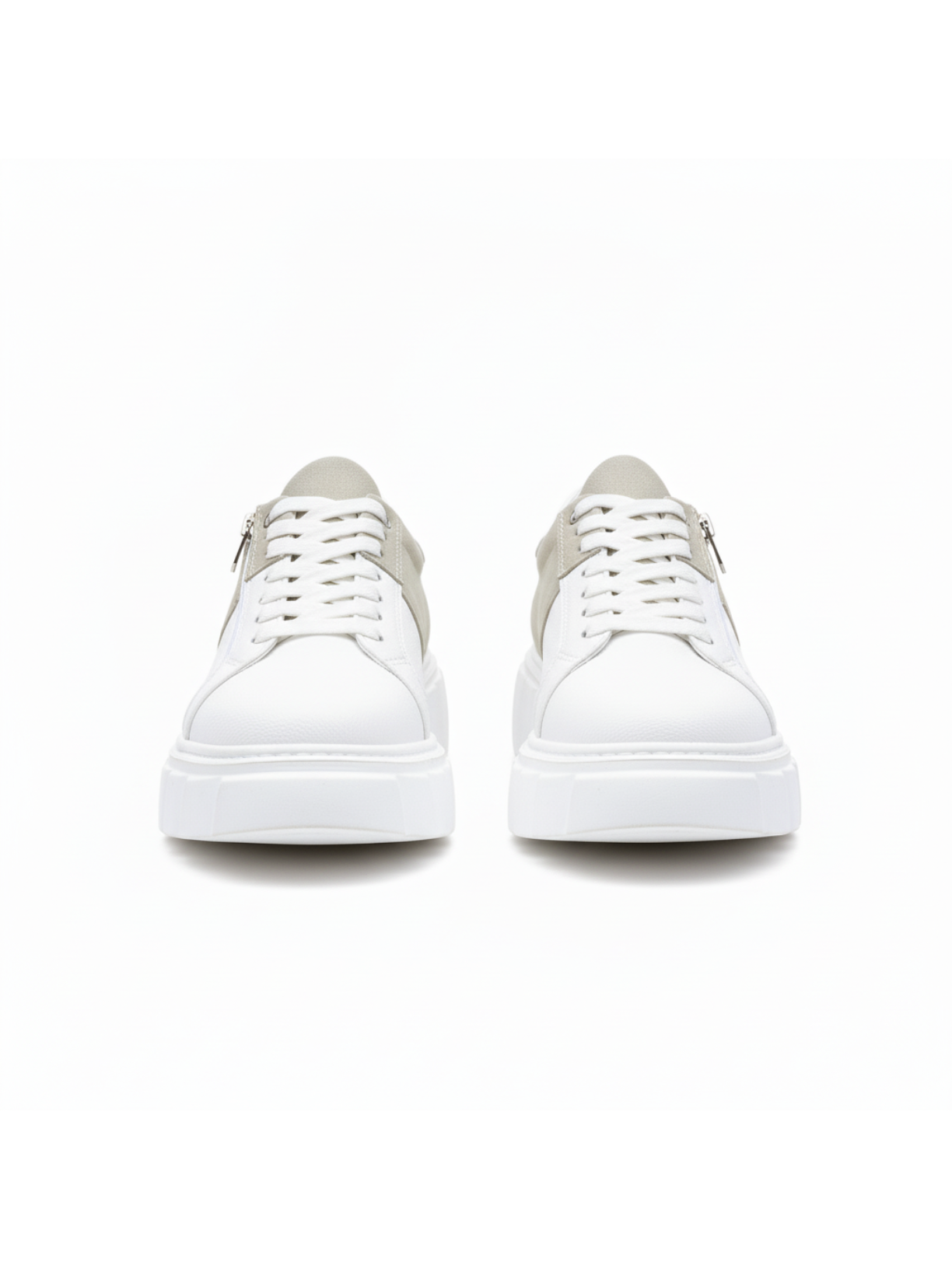 Apollo Moda men's Altair Sandstone two-tone sneaker with chunky sole, fourth angle
