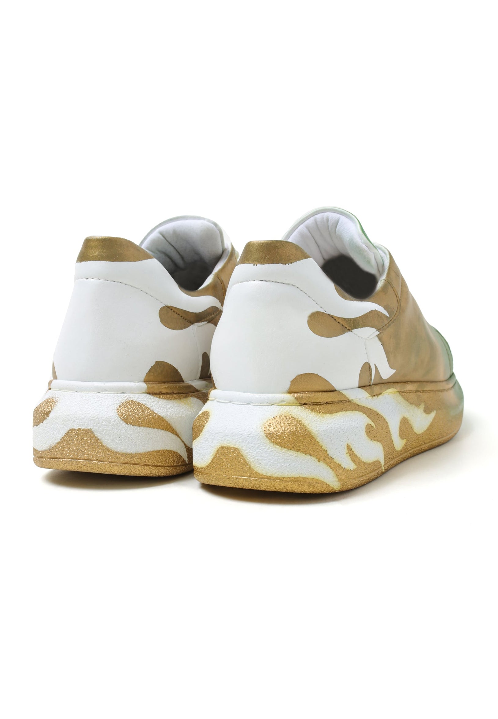 Apollo Moda Kinetic Vibe Dynamic Vibe hand-painted custom sneaker, fifth angle
